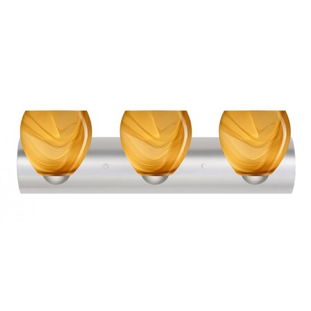 Besa Lighting 3WZ-4122HN-LED-SN Bolla 120v Vanity Vanity Lights